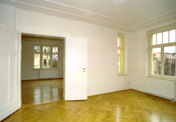 Schleiermacherstraße 12, Doppeltür im Wohnzimmer