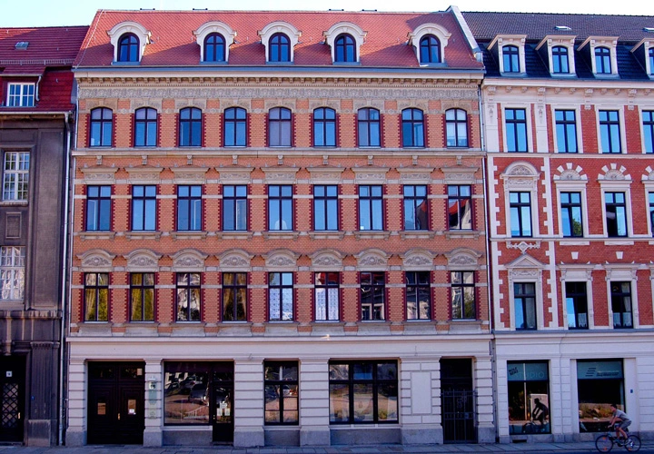 Goldschmidtstraße 16, Fassade